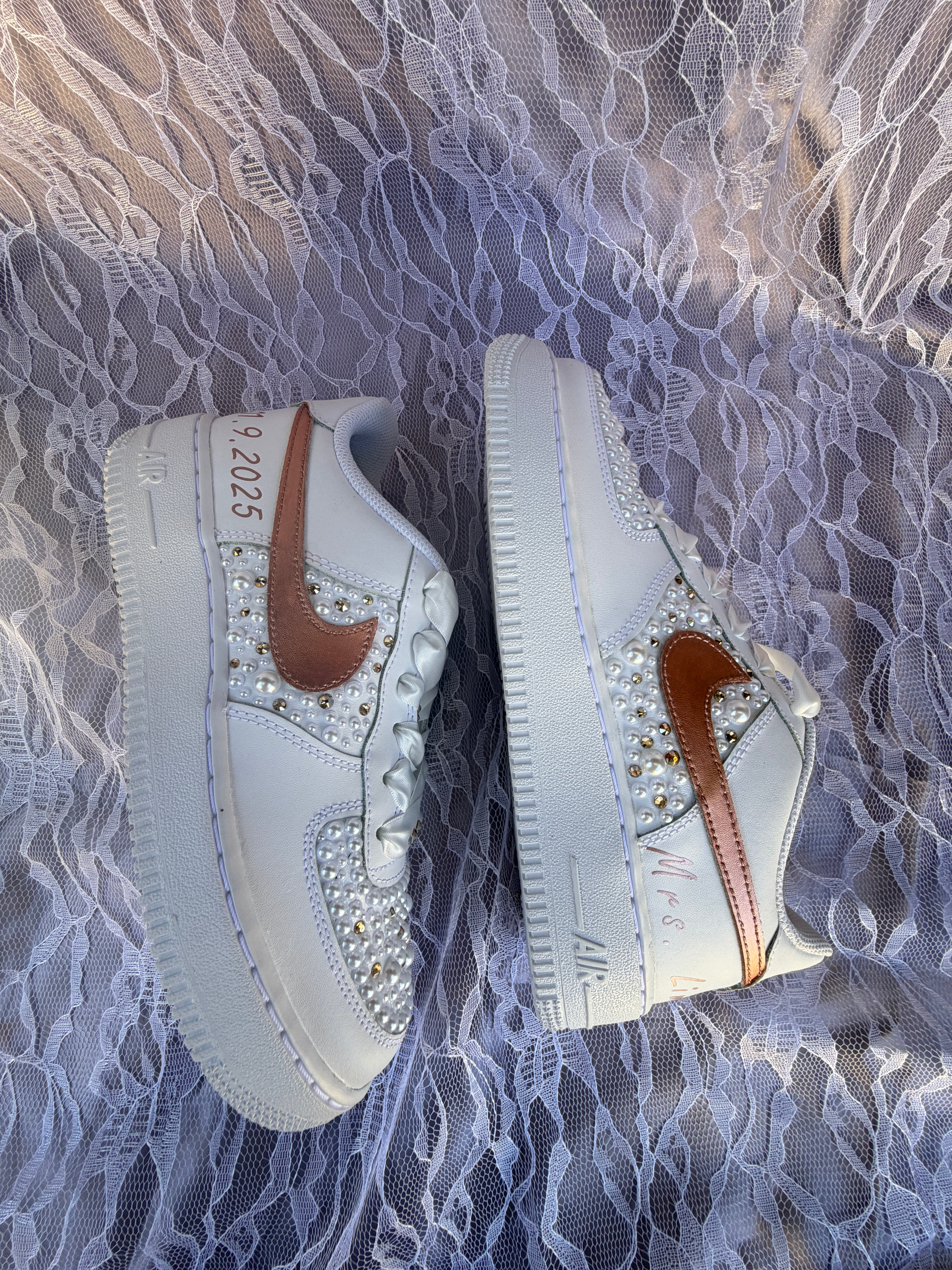 💜 Custom Wedding Sneakers 💜 Branded "The Ones"