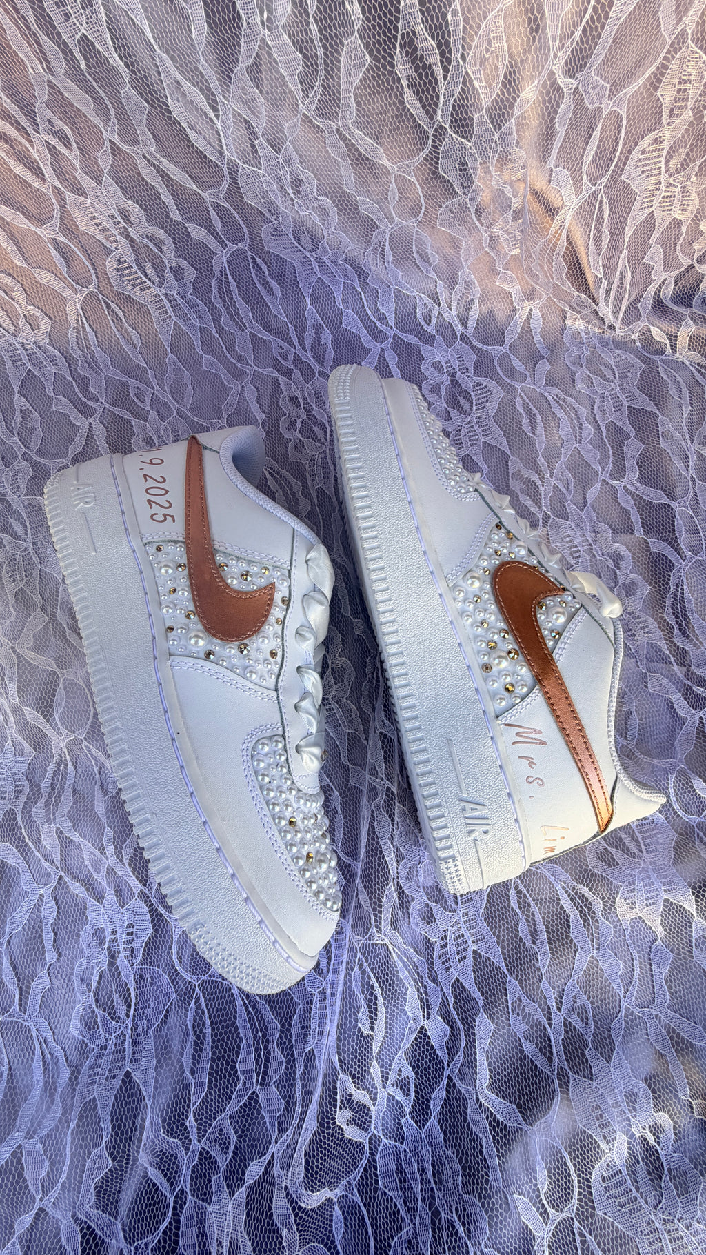 💜 Custom Wedding Sneakers 💜 Branded "The Ones"