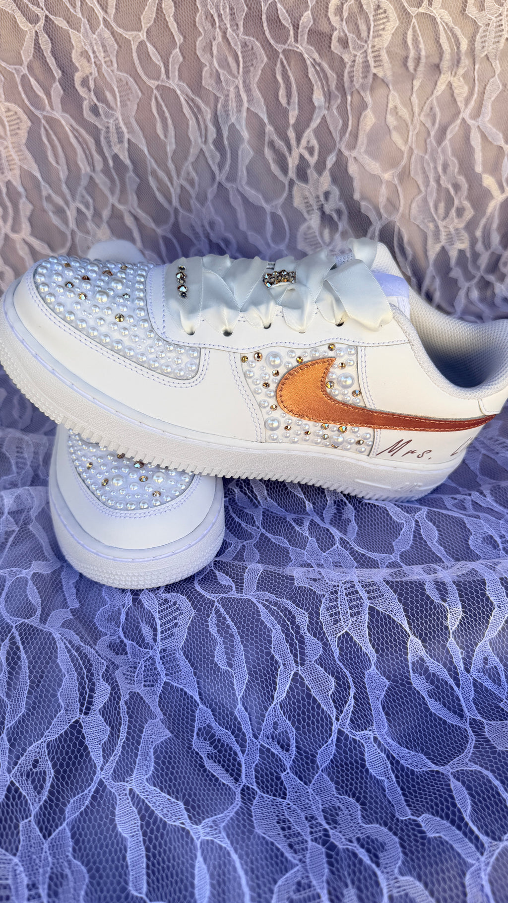 💜 Custom Wedding Sneakers 💜 Branded "The Ones"