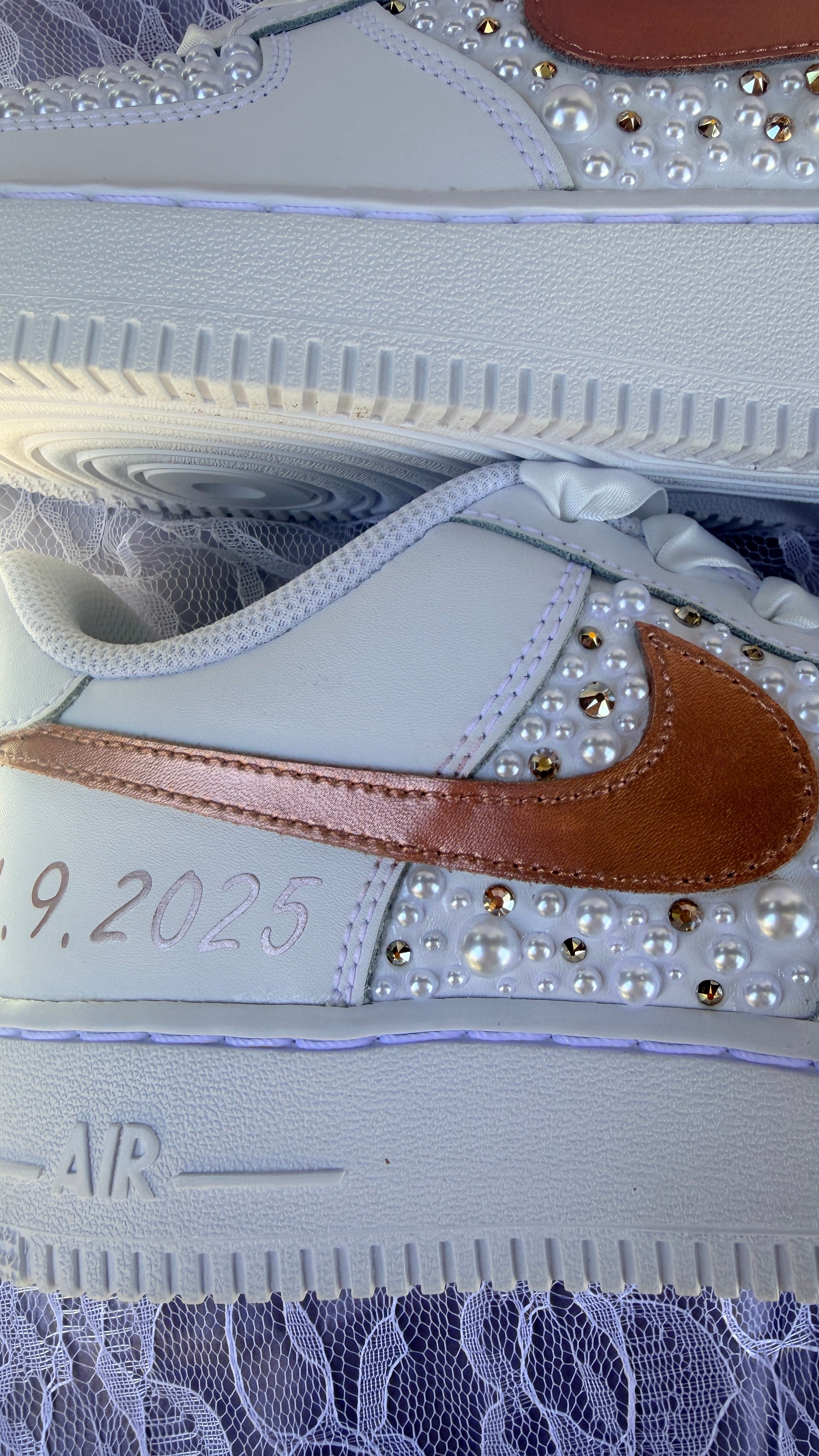 💜 Custom Wedding Sneakers 💜 Branded "The Ones"