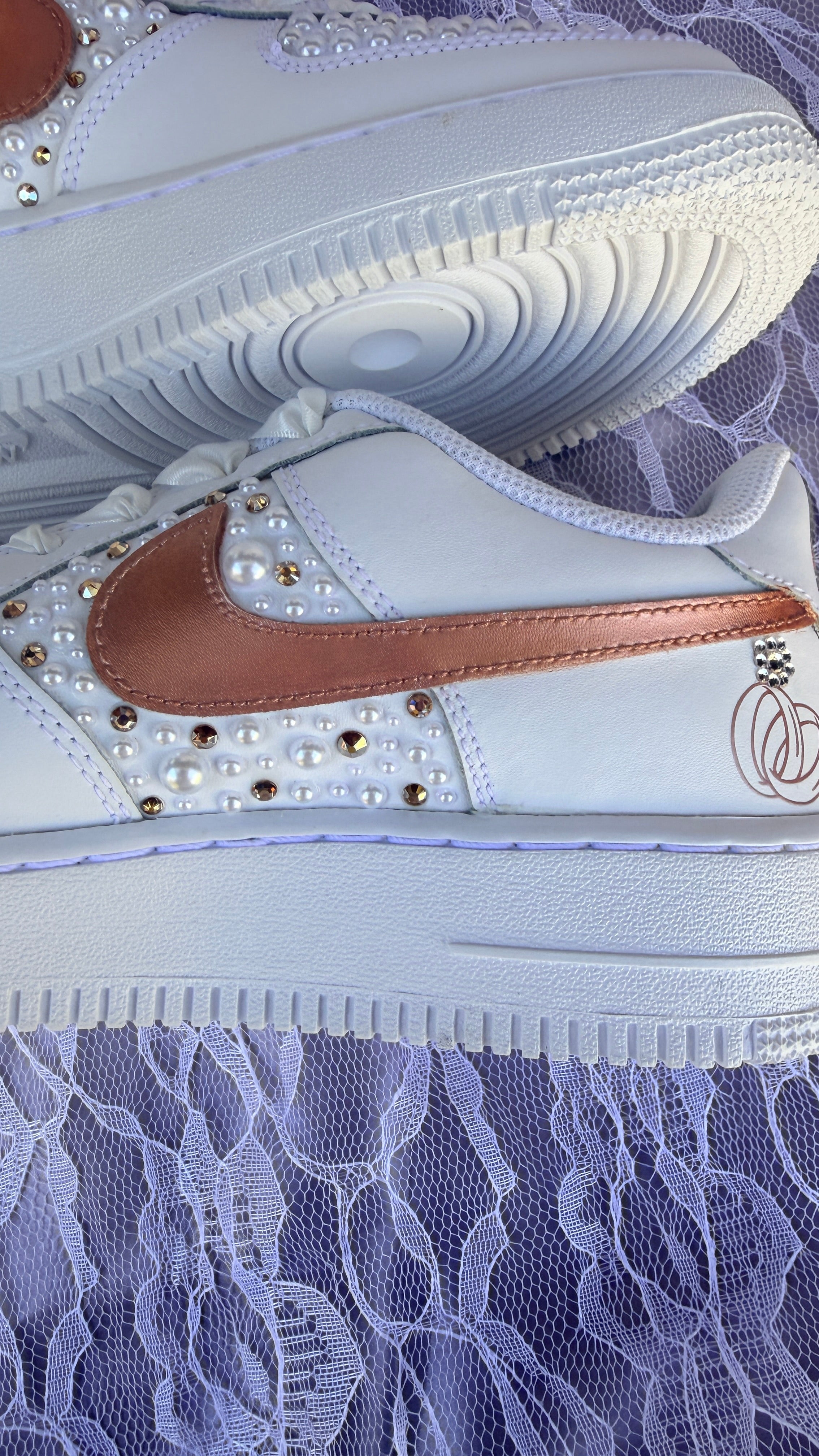 💜 Custom Wedding Sneakers 💜 Branded "The Ones"