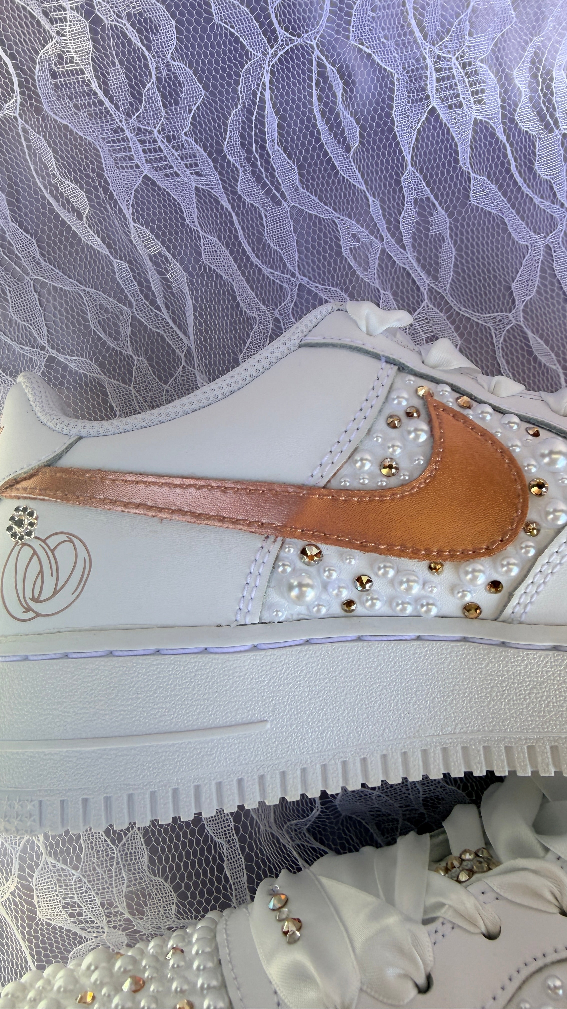 💜 Custom Wedding Sneakers 💜 Branded "The Ones"